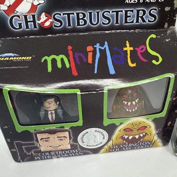 Ghostbusters Minimates GOOEY RAY STANTZ,EXPLODING STAY PUFT ,PETER VENKMAN,GHOST - Picture 2 of 8
